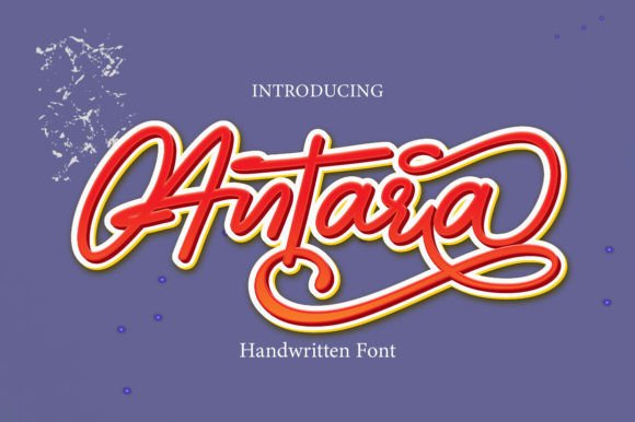 Antara: A Handwritten Font for Editorial Warmth and Clarity