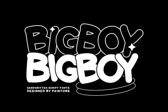 Bigboy: A Playful Display Font for Digital Branding