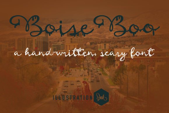 Boise Boo: A Drippy Script Font That Commands Attention