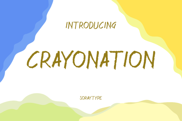 Crayonation: A Hand-Brushed Display Font for Digital Branding