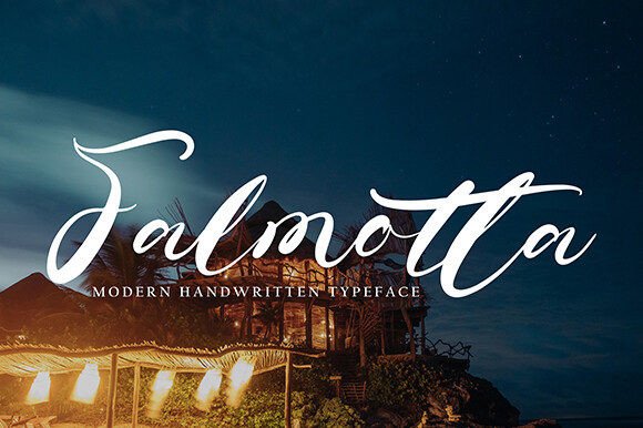 Falmotta: A Bold Handwritten Typeface for Editorial Energy