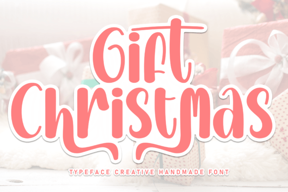 Gift Christmas: A Handwritten Font That Converts Scroll to Stop
