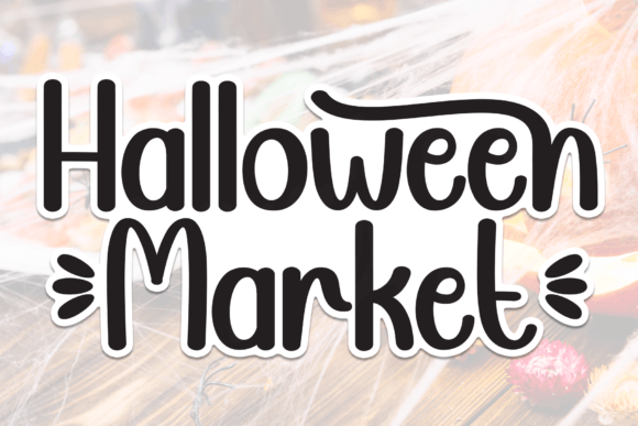 Halloween Market: A Friendly Handwritten Font for Campaign Clarity
