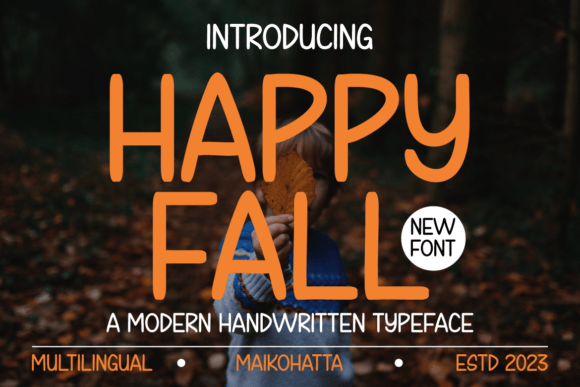 Happy Fall Font: Warm, Nostalgic Typography for Small Brands