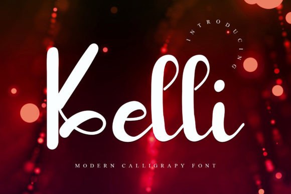 Kelli: An Elegant Script Font That Feels Like Handwritten Confidence