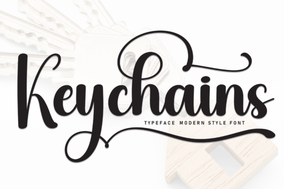 Keychains: A Friendly Handwritten Font for Warm Brand Identities