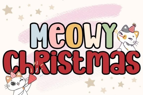 Meowy Christmas: A Festive Script Font for Scroll-Stopping Campaigns