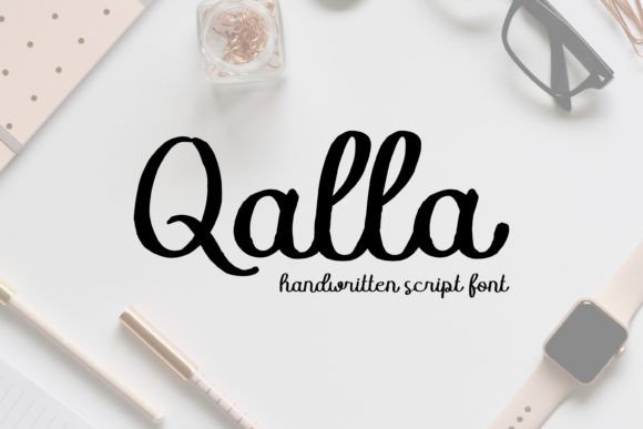 Qalla: A Handwritten Script Font That Feels Like a Thoughtful Signature