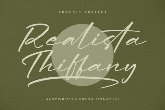 Realista Thiffany: A Handwritten Font That Builds Trust