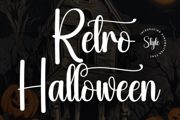 Retro Halloween Font for Handmade & Seasonal Designs