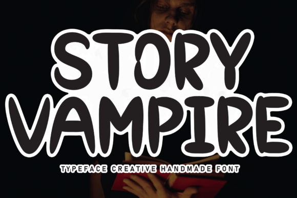 Story Vampire: A Sweet Handwritten Font for Makers