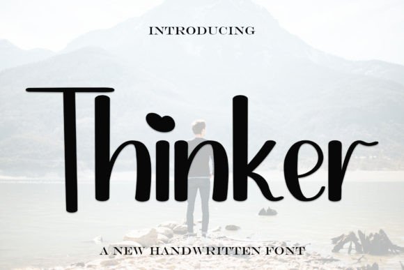 Thinker: A Handwritten Script Font That Elevates Digital Branding