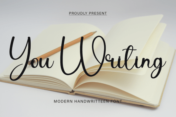 You Writing: A Modern Handwritten Font for Campaign Visuals